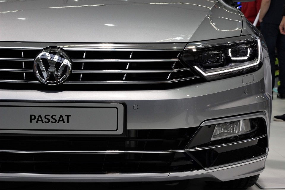 VW passat bil til udstilling